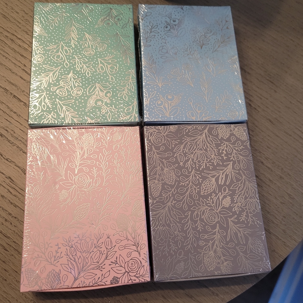 NIB Silver Floral Vines Match Set